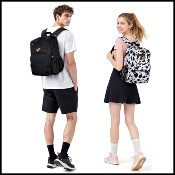 Water Resistant Backpack Casual Daypack 26L Capacity Unisex College Travel main image 5